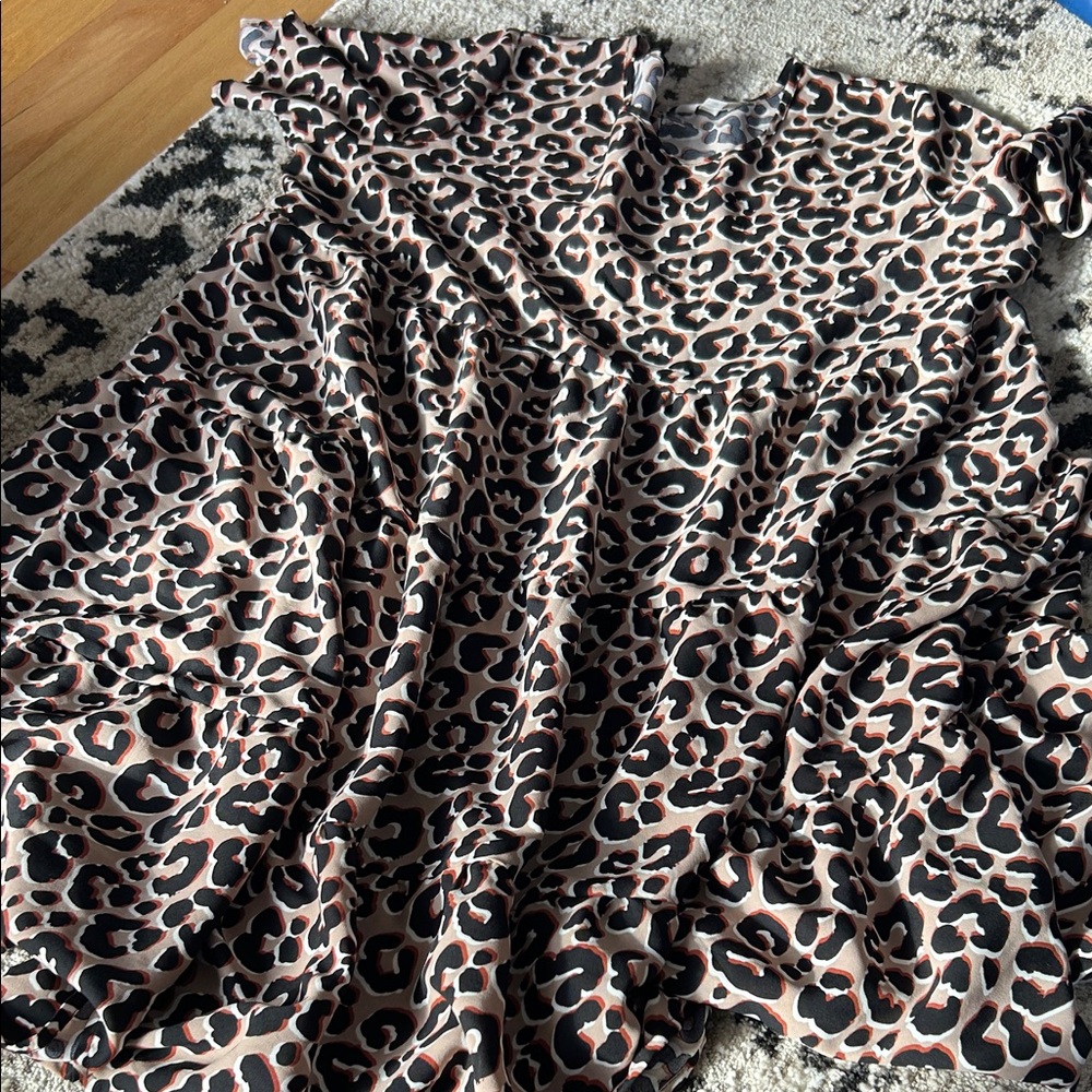 Terra & Sky Animal Print Blouse